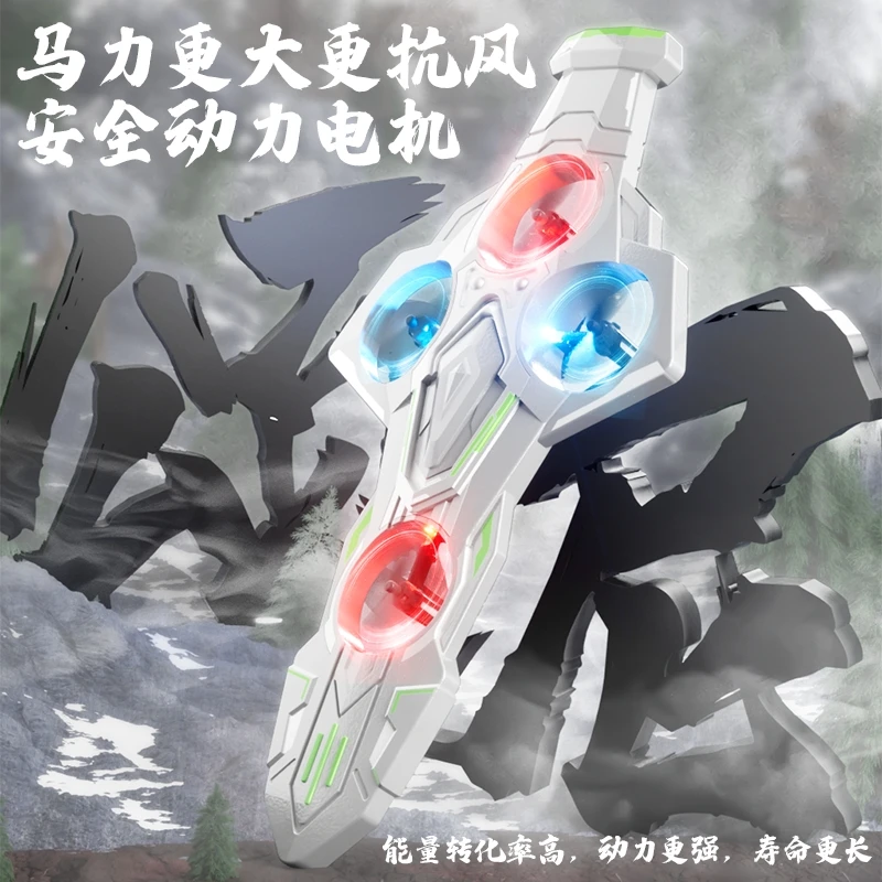 

2025 Cool Holy Sword Gesture Remote Control Drone Moment Takeoff Degree Rotation And Roll Flying Vehicle Children Holiday Gifts