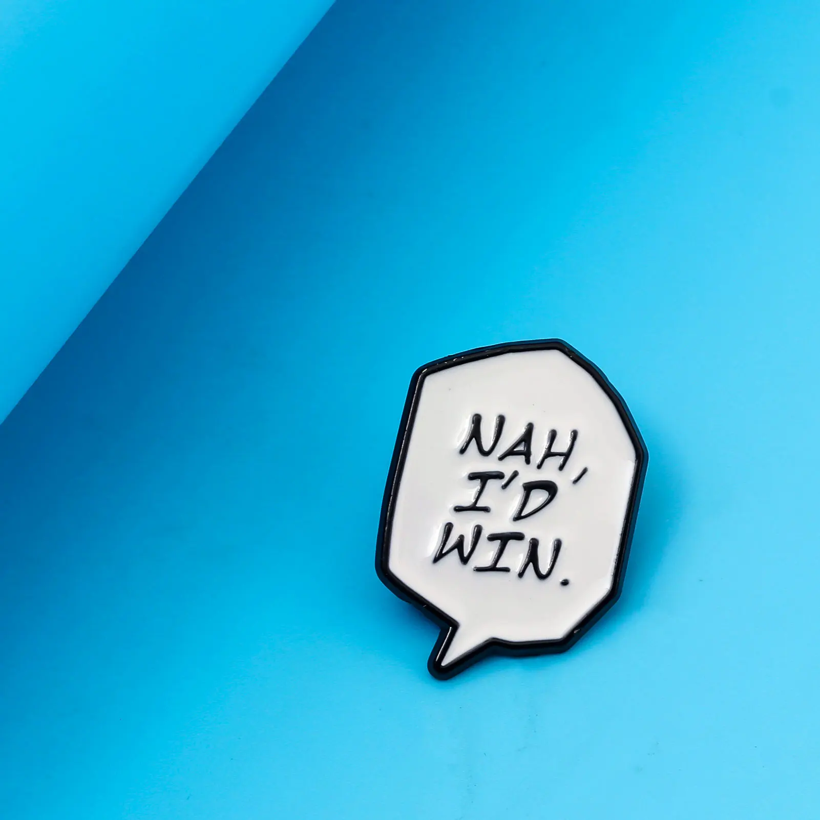"NAH ، I'D WIN" دبابيس المينا الإبداعية Inspirat بروش اختبار مخصص بروش تشجيع شارة أفضل هدية الملابس حقيبة قبعة الملحقات