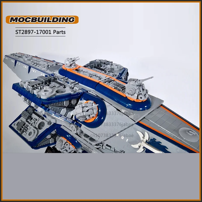 Space Movie MOC UCS Teroch-class Cruiser Building Block Technology Bricks DIY Assembly Model Collection Display Toys Xmas Gifts