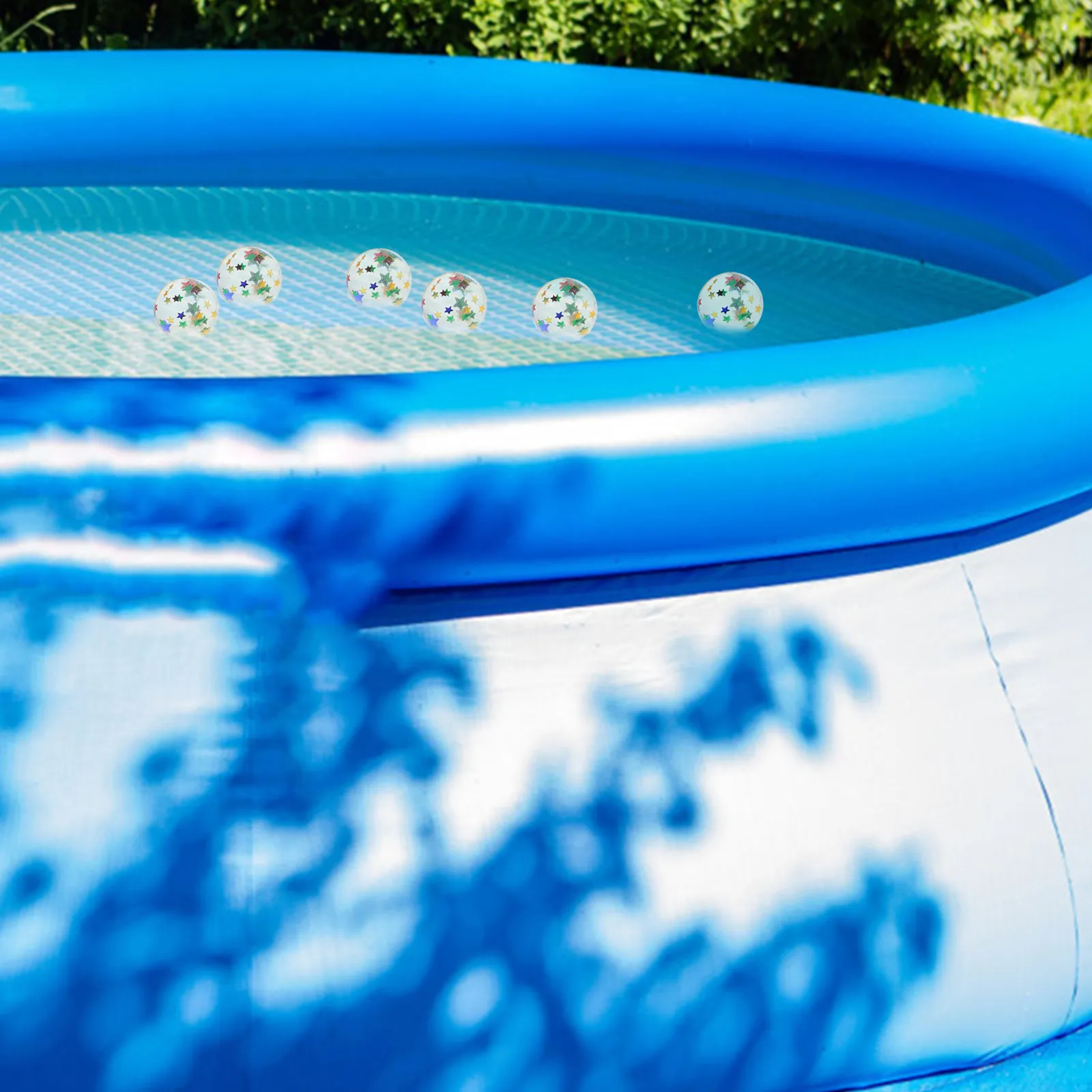 100 Bolas Flutuantes para Brincar na Água, Bolas Saltitantes para Jogos de Verão na Piscina e Praia para Crianças, Diversão ao Ar Livre