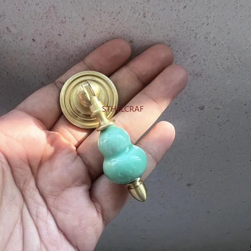 Creative Cylindrical Brass Handle High-end Furniture Hardware Drawer Knob Kitchen Cabinet Handles Exquisite Wardrobe Door Handle