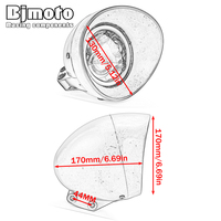 5.75 inch Motorcycle Headlight Turn Signal Light For Harley Cafe Racer applications For Honda Shadow VTX 1300 1800 VT 600 750