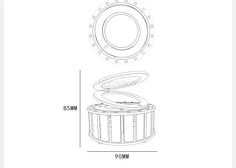 Science and technology gizmo physical science small production experiment handmade children's solar double ring toy diy