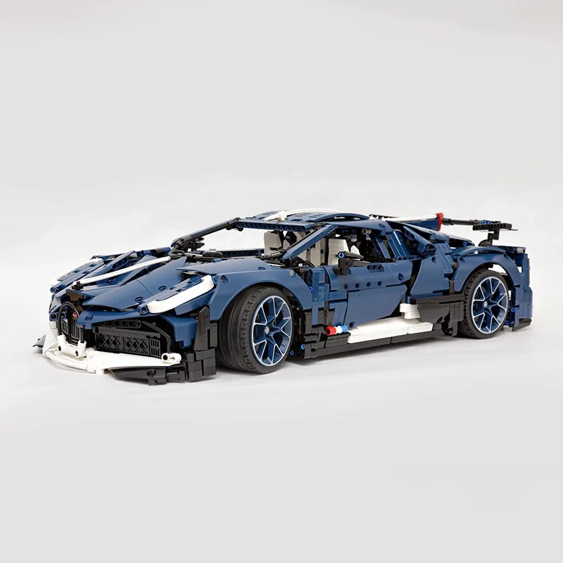 

3908 шт. Bugatties Divo MOC DIY Модель Строительные блоки — Bugattise Divo с функциональным задним спойлером