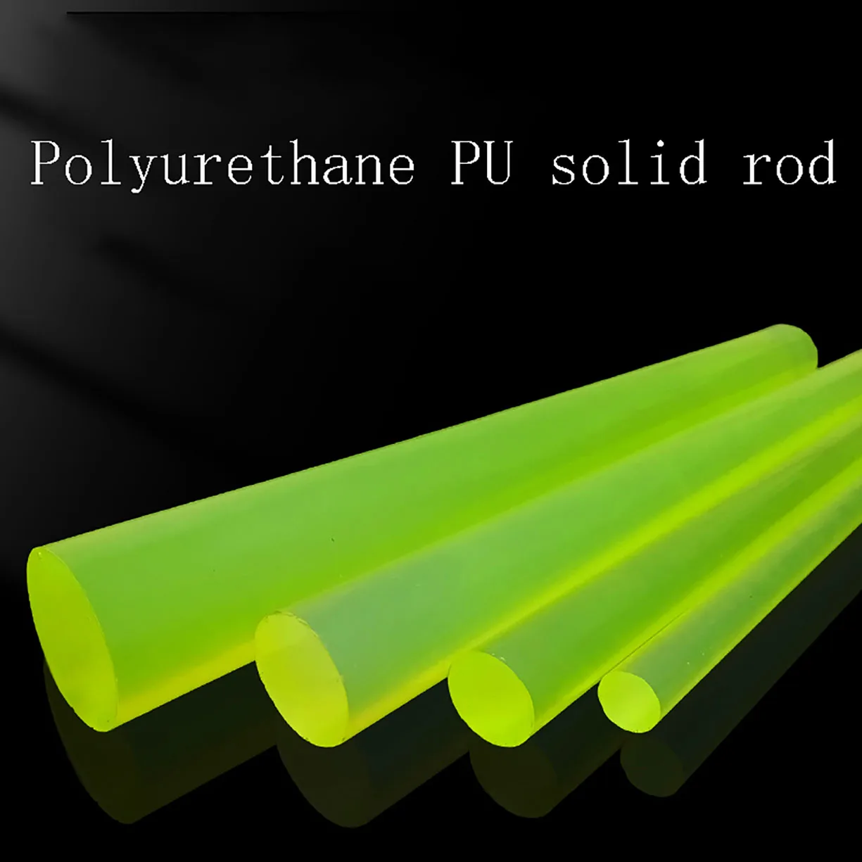 1Pcs Polyurethane Bar Hardness PU Round Rod Beef Tendon Bar Solid Polyether Urethane Rod Plastic Rod Diameter 4-60mm