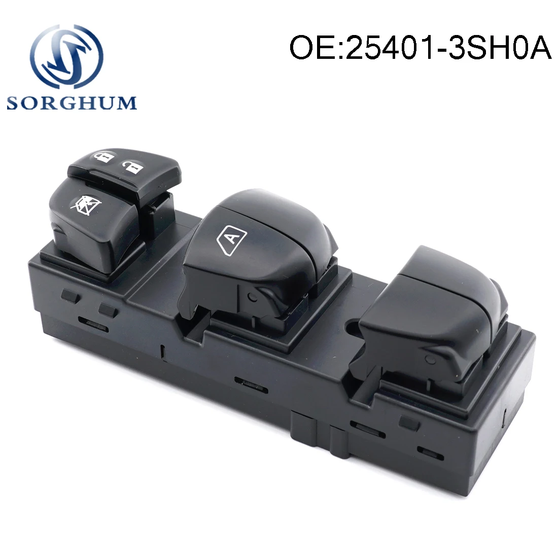 

SORGHUM Front Left Eletric Power Window Control Switch For Nissan Sentra Leaf JUKE Rogue X-Traill 25401-3TA5A 25401-3SH0A