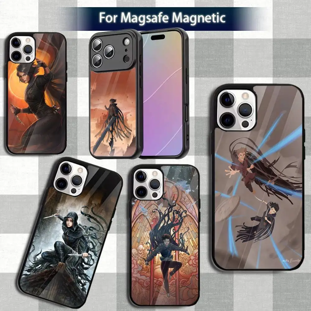 M-Mistborn VinS Trilogy telefoonhoesje voor iPhone 13,12,15,17,11,16,14,Pro,Max,Plus,Mini,Magsafe,Magnetische draadloze oplaadhoes