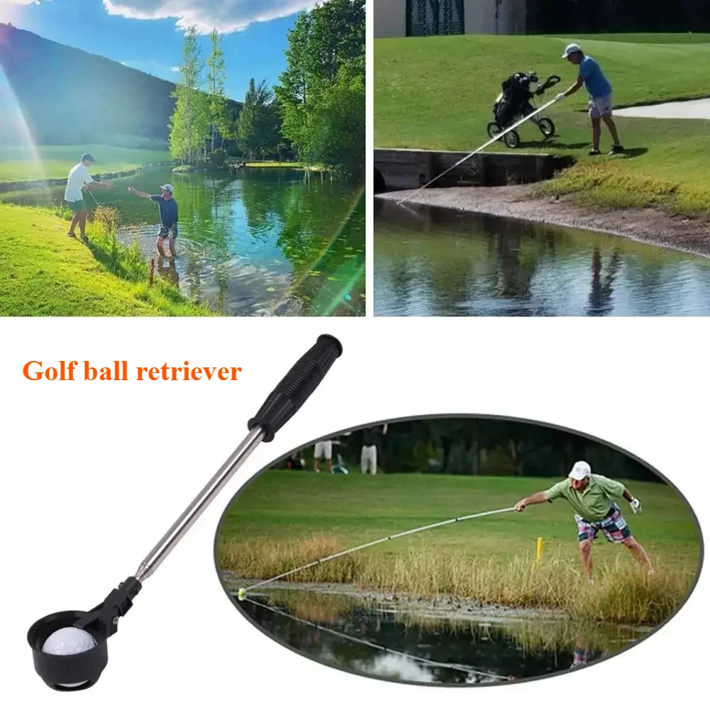 

Adjustable Telescopic Golf Ball Retriever Convenient Ball Fetch Equipment Practical Golf Supplies Gift for Golf Enthusiasts