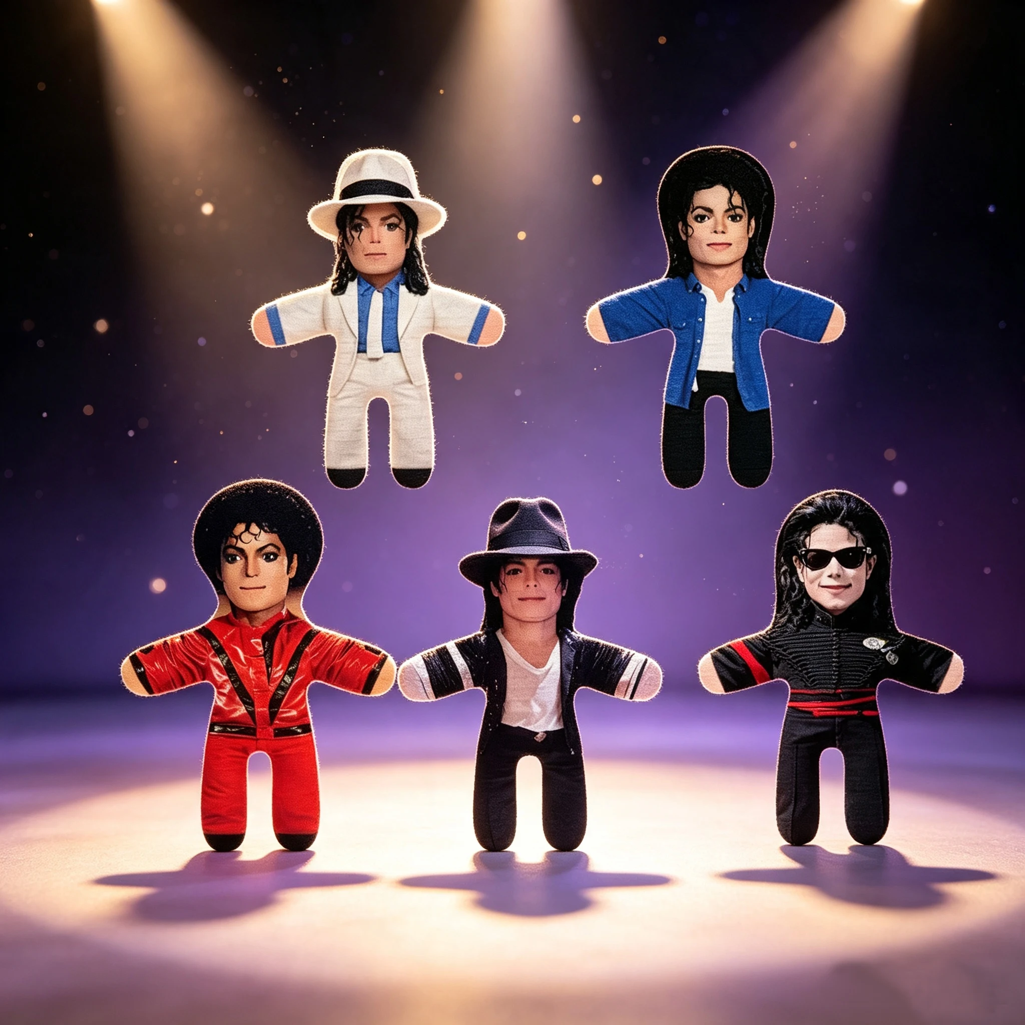 MJ Michael Jackson Classic Stage Outfit Singer Figure Decor Toy Fans Collectible Gift Music Lover Souvenir view 2