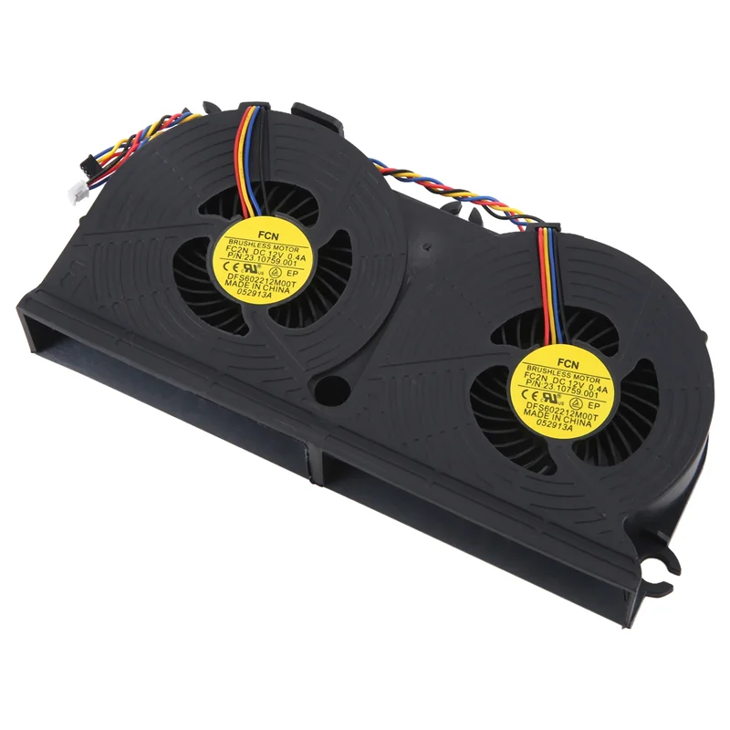 مشعاع كمبيوتر محمول عملي مروحة مزدوجة وحدة المعالجة المركزية بديل للكمبيوتر المحمول HP ELITEONE 800 G1 705 G1 كمبيوتر محمول تيار مستمر 5 فولت 733489-001 سهل الاستخدام