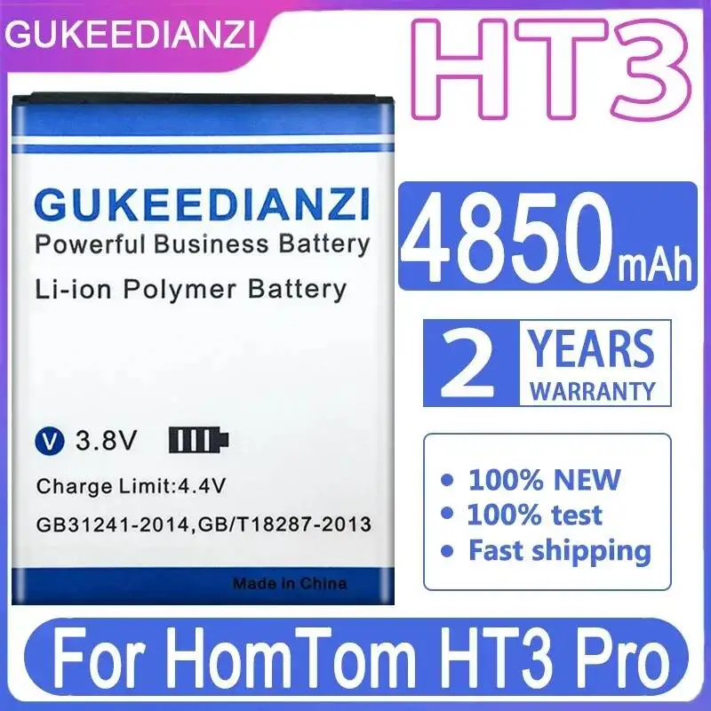 Аккумулятор для мобильного телефона Homtom HT3 Pro, 4850 мАч, премиум-класса, на замену