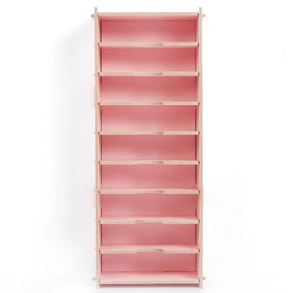 

Universal 9 Grid Business Card Holder Wooden Handmade Place Card Display Rack Anti-slip High Stability Card Storage Box Desktop
