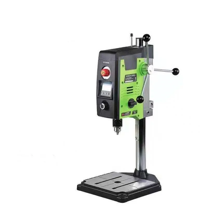 800 واط شاشة ديجيتال مقاعد البدلاء الحفر الصحافة 220 فولت قابل للتعديل سرعة 13 مللي متر الحفر آلة طحن مقاعد البدلاء الحفر مع شاشة ديجيتال