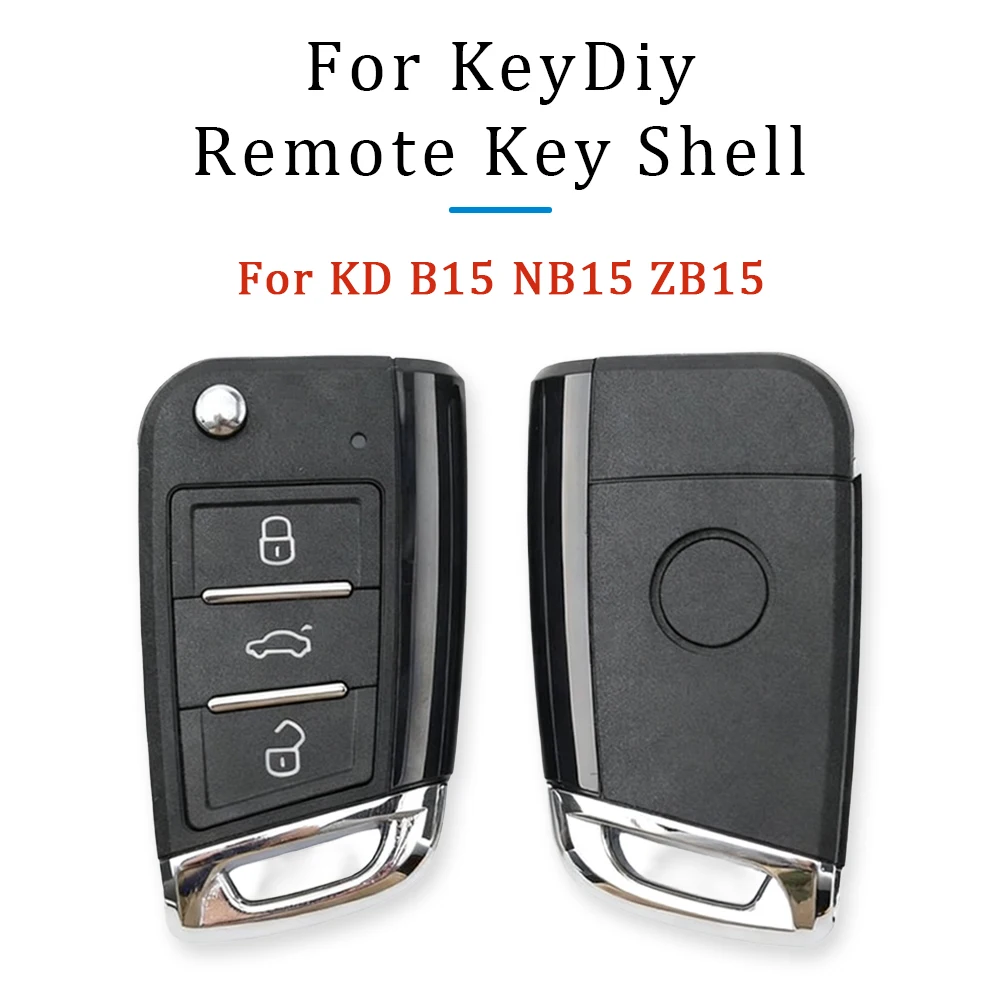 

10/20/30 Pcs Car Key Shell 3 Buttons KD MQB Replacement Remote Flip Fob Folding Empty Case For KeyDiy B15 NB15 ZB15
