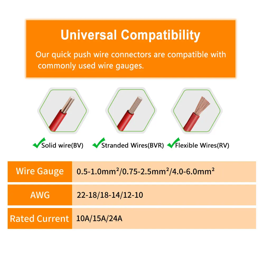 DIY GO 100PCS Scotch Lock Wire Connector Without Breaking Cable Insulated Line AWG 22-10 Crimp Quick Splice Terminals