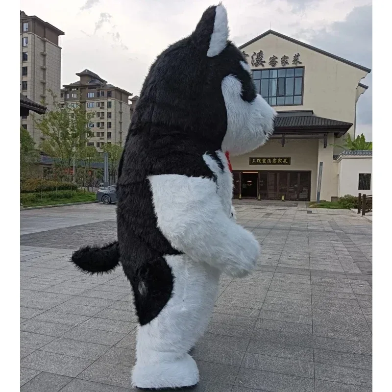 2 متر-3 متر أجش الكلب الباندا الدب القطبي التميمة الكبار المشي نفخ زي عيد الميلاد حفلة عرض إعلاني الدعائم الطرف