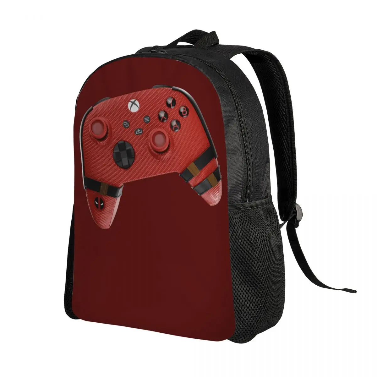 Customized Funny Superhero Comics Deadpool Controller Backpacks Men Women Fashion Bookbag for School College Bags