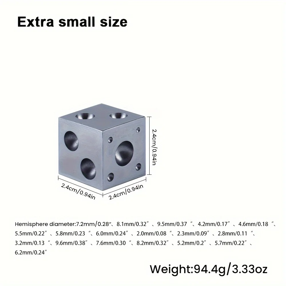 1pc 25x25mm Square Drill Block/Steel Block /Upscale Precise Convenient for Jewelry Making/Handmade Tools for Jewelry