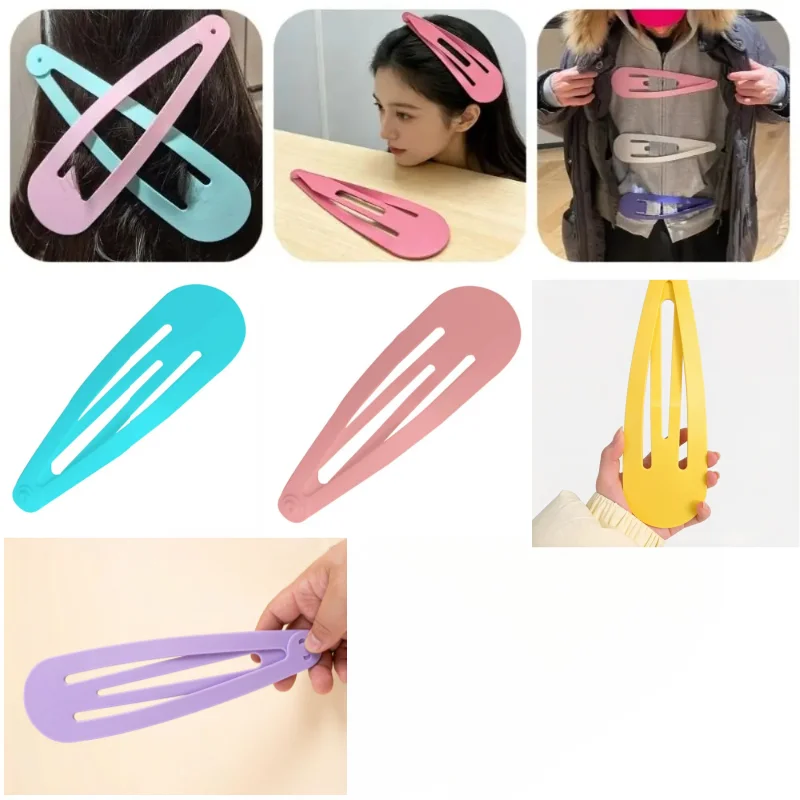 1/4PCS Trendy Creative Extra-large Hair Clips Solid Color 28cm Backpack Decoration Hairpin Novelty INS Hoodies BB Clip Children