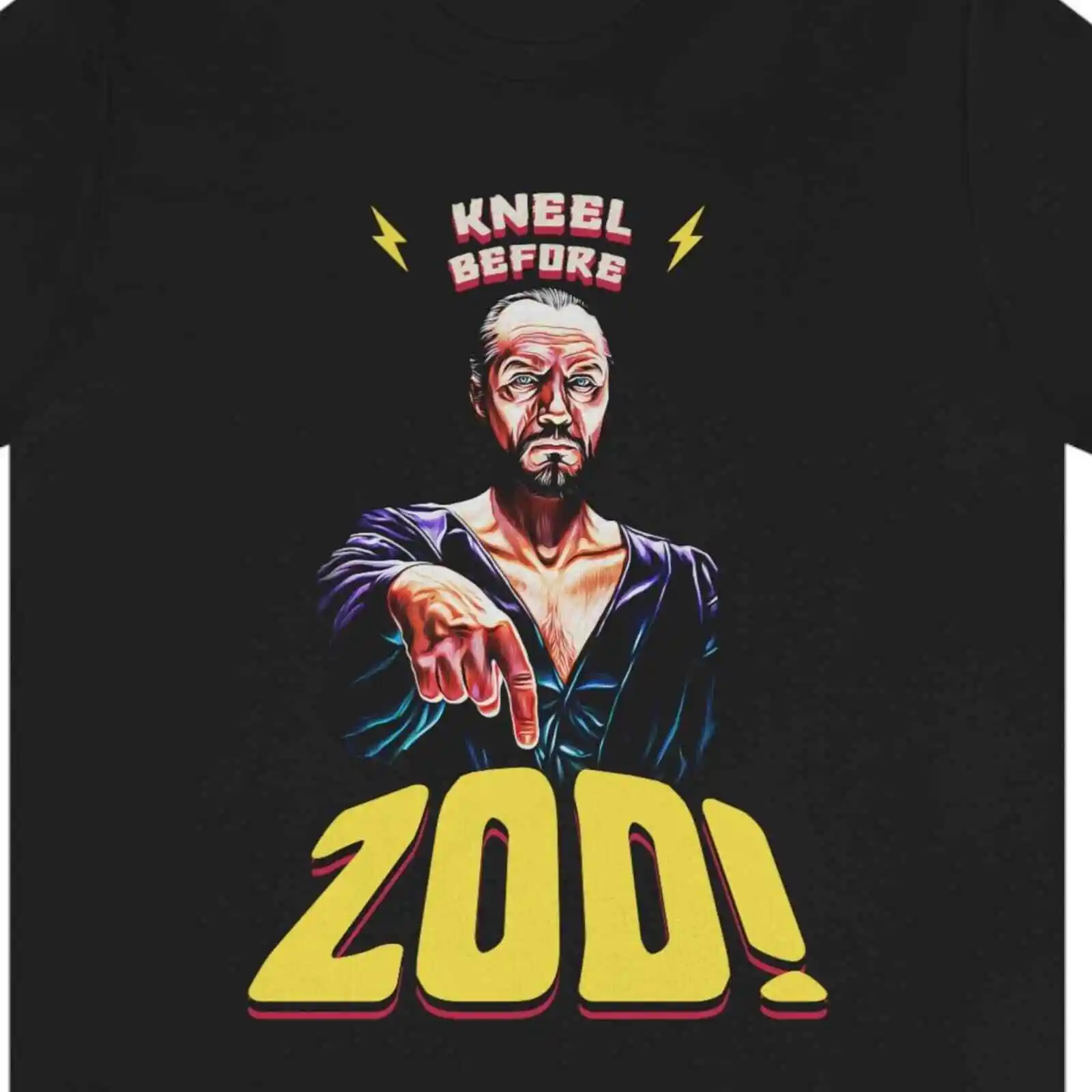 Kneel Before Zod Jersey Bella Canvas T Shirt Free Shippi