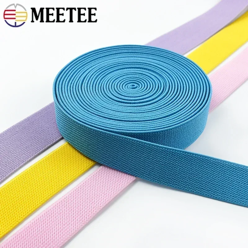 5Meters 10-50mm Sewing Elastic Bands Underwear Pants Waist Rubber Band Stretch Strap Webbing Belt Tapes DIY Garment Accessories