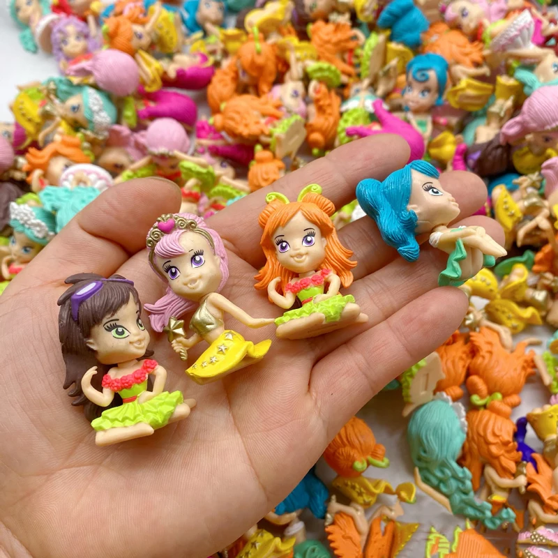 5-100Pcs Color Cartoon Cute New Design Sit Ugly Princess Girl Doll Figure Surprise Model Decor Collect Toy Gift For Kid Child