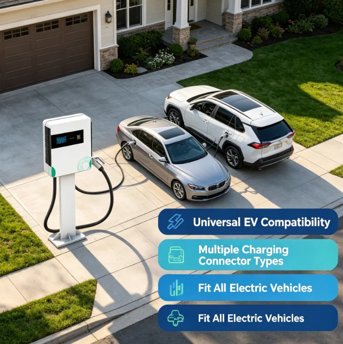 Customized 60KW 120KW 160KW 240KW EV Charger DC Floor Mounted Commercial/Home Use Charging Pile