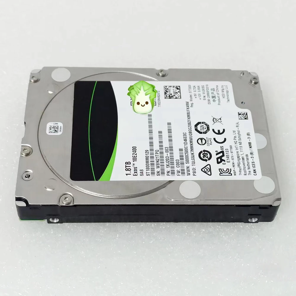 HDD สําหรับ Seagate Server Hard Disk ST1800MM0129 1.8T 10K SAS 2.5 "12Gb