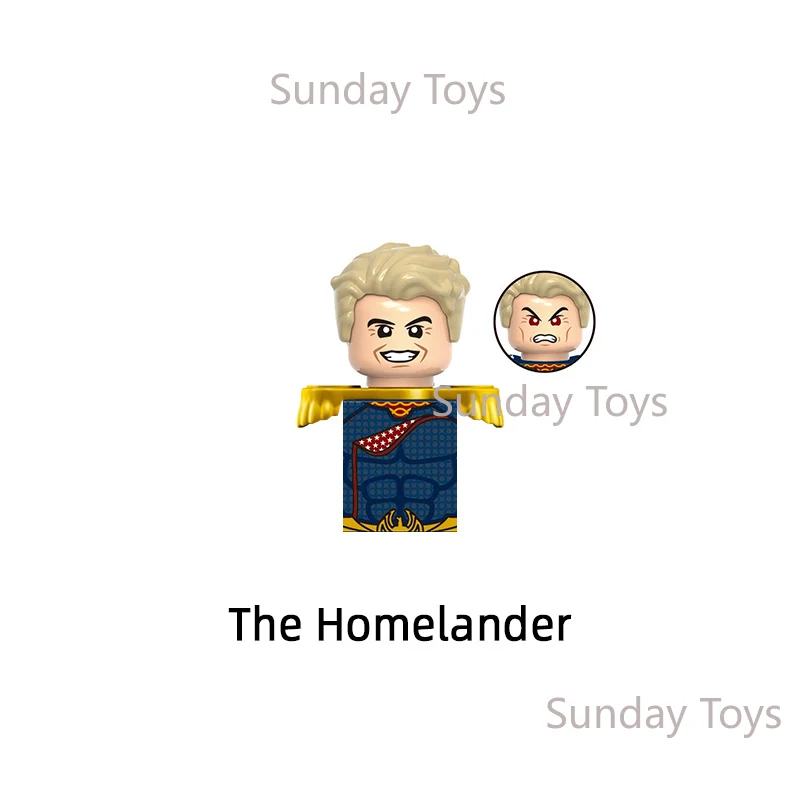 Homelander Starlight Soldier Boys Crimson Countess Stormfront A Train Queen Maeve Deep Model Blocks MOC Bricks Set X0337