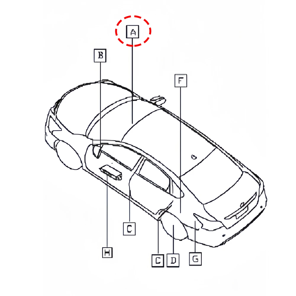 For Lada Vesta Xray Cross X-Ray GA3 Car Front Windscreen Windshield Wiper Humidity Control Rain Light Lamp Sensor Unit Module