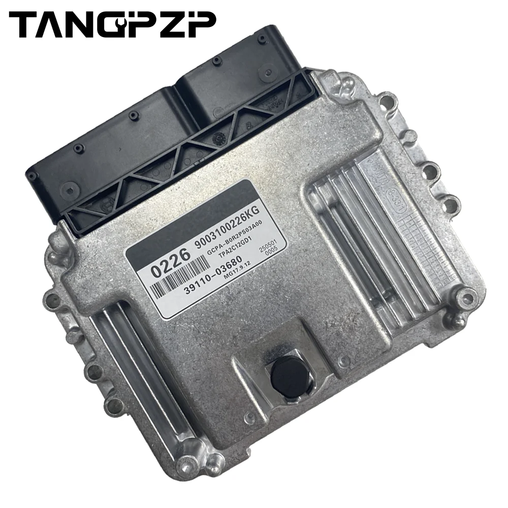 TANGPZP-Placa de computador do motor do carro ECU, unidade de controle eletrônico, 39110-03680 0226, 9003100226KE, MG17.9.12, Hyundai -AT Accent