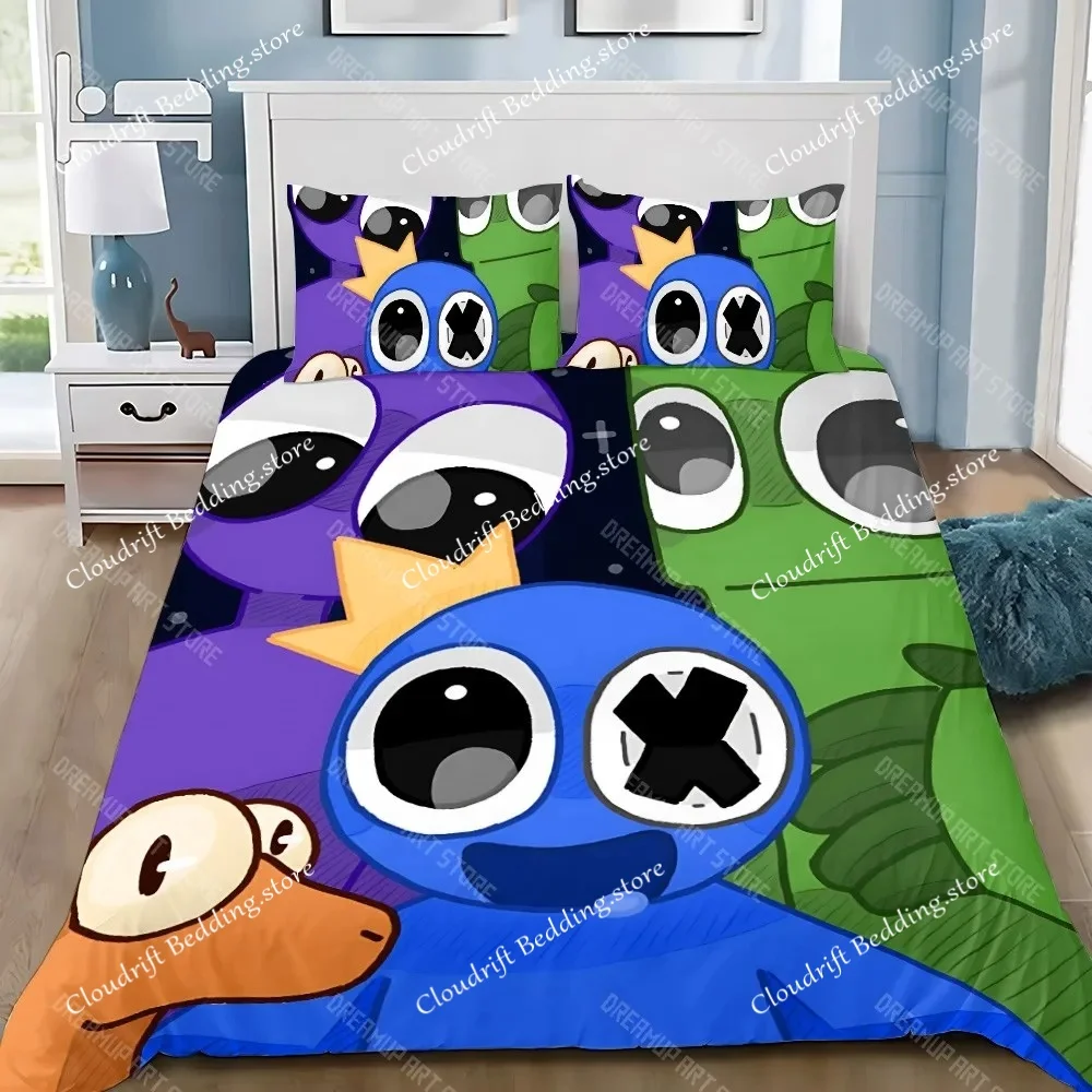 

Duvet Cover Pillowcase Bedding Set Adult Boy F-Friends Girl Bedroom Decoration Children R-RainbowS Gift Single Double Large Size