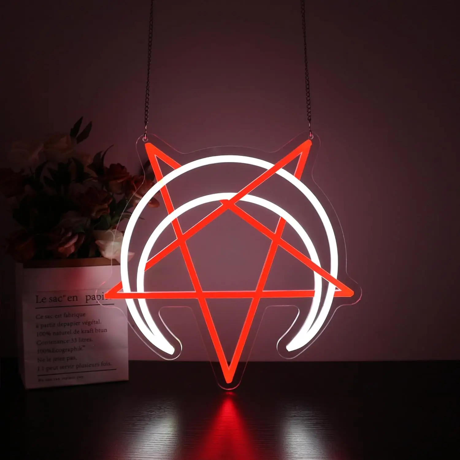

Star Moon Neon Sign USB LED Neon Light Bar Beer Gaming Room Party Home Bedroom Decoration personnalisé Gift Night Light