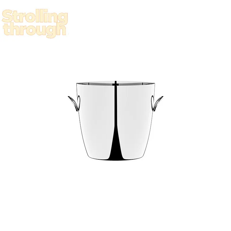 

Nordic personality stainless steel ice bucket household wine set high value wine champagne beer red wine chilled