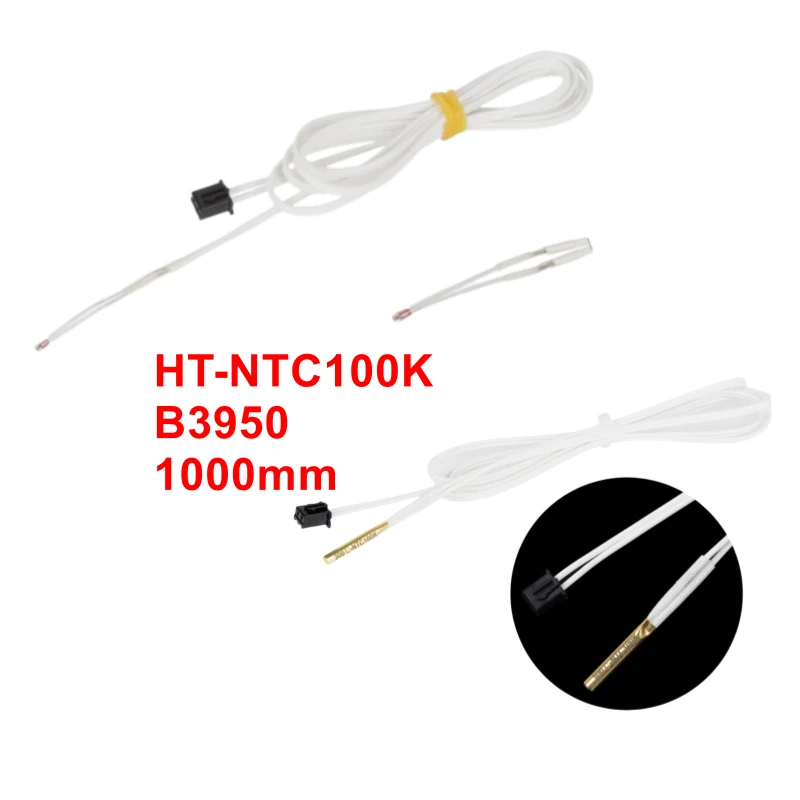 HT-NTC100K 3D 프린터용 1% 서미스터 카트리지 온도 센서,-50 ℃ ~ 300 ℃, B3950