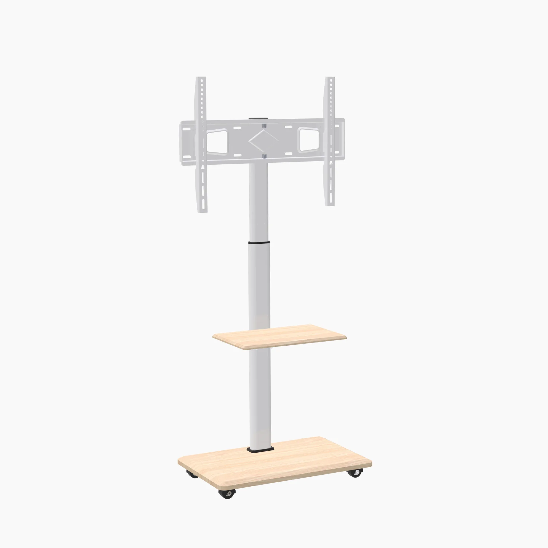 TV mobile bracket floor-to-ceiling push frame for conference display