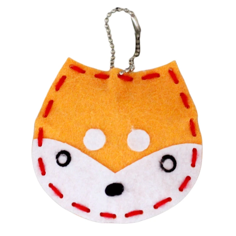 12pcs/set Handicraft Bag Toys Animal DIY Crafts for Children Keychain Girl Gift Fabrication Arts Toy Educational Toy