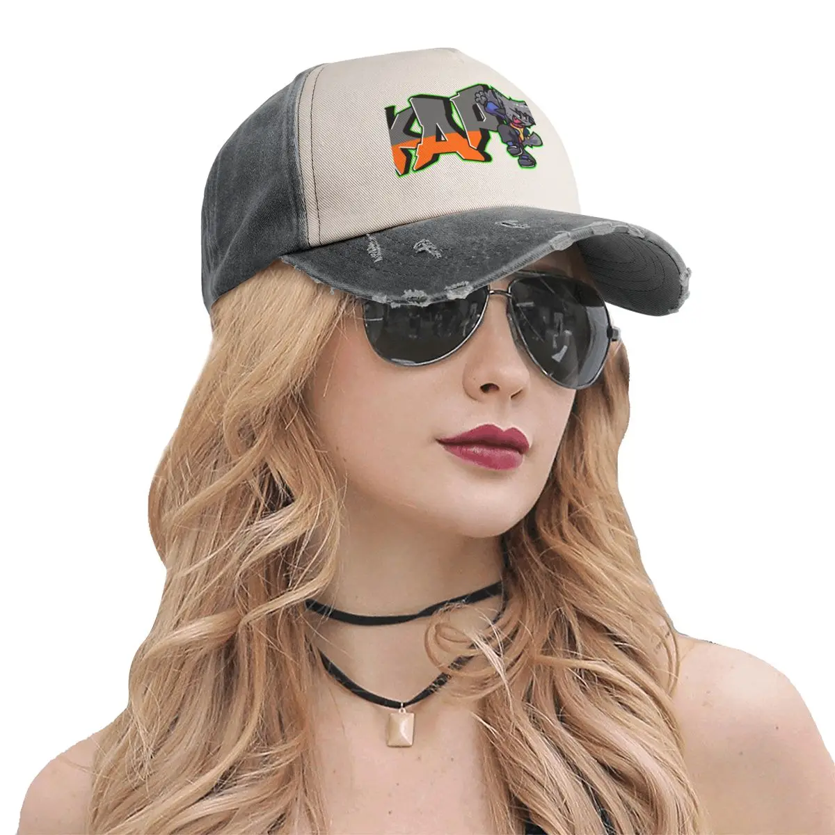 KAPI FNF graffiti design berretto da Baseball nuovo nel cappello Cosplay presa da spiaggia da donna 2024 da uomo