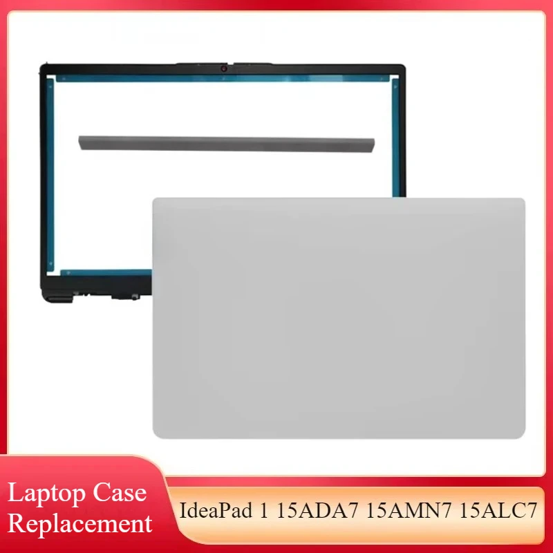 

Original New For IdeaPad 1 15ADA7 IdeaPad 1 15AMN7 LCD Back Cover Rear Lid Top Screen Housing Case Front Panel Axle Cover Silver