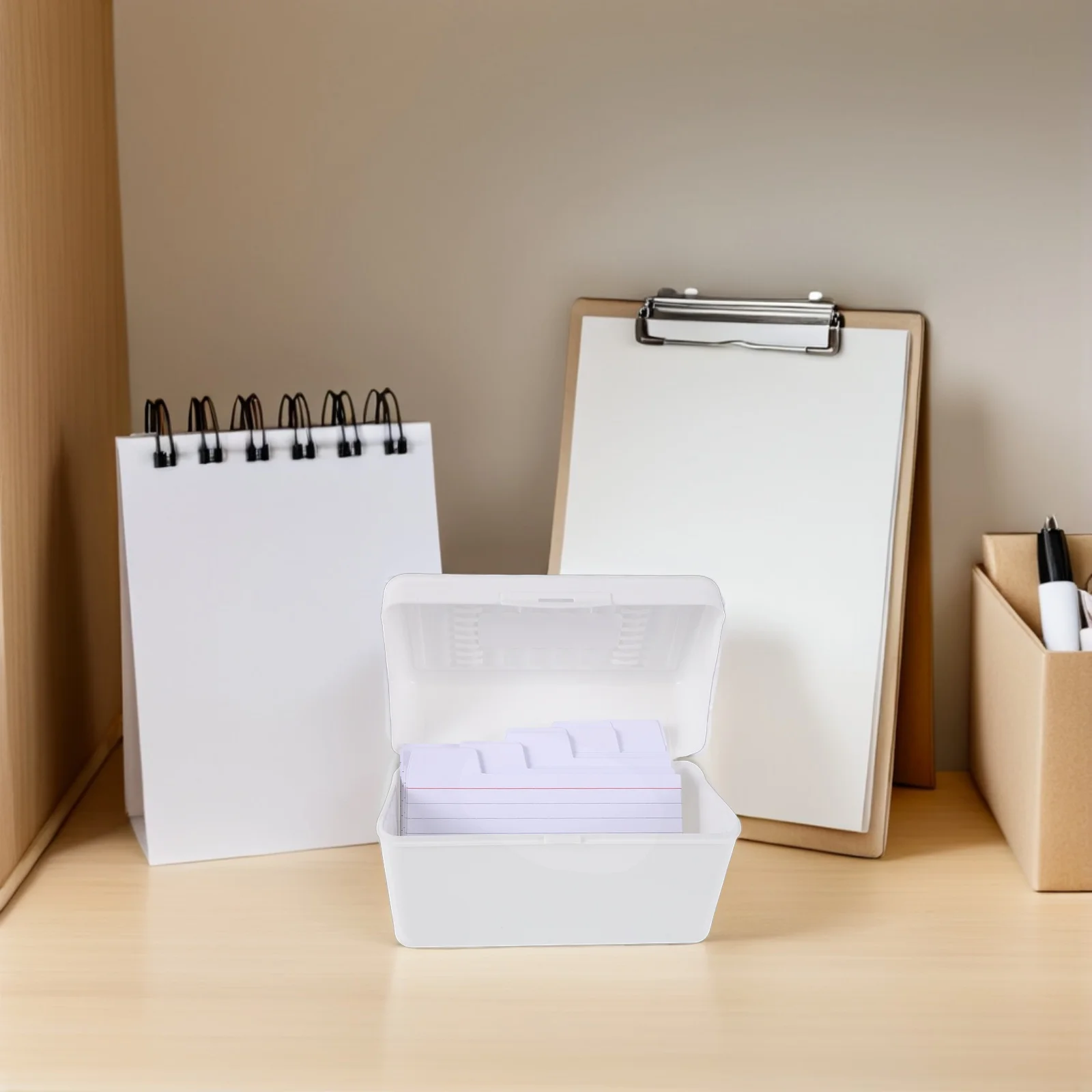 

50pcs Index Cards Lined 3-Inch Flashcards For Revision Memo Notepad Storage Box Portable Notecards Word Memorization Speech
