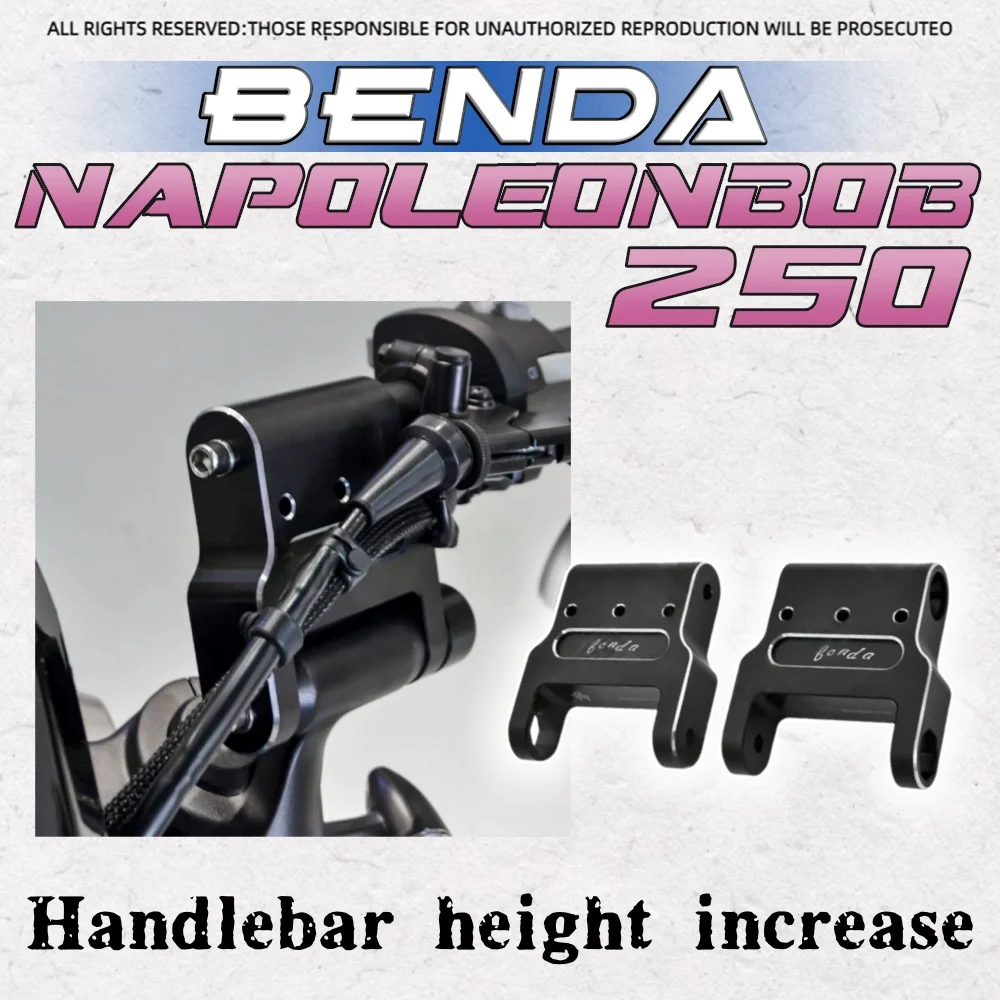 

For BENDA Napoleonbob 250 height increaser, raised base, handlebars, raised seat, for benda napoleonbob 250
