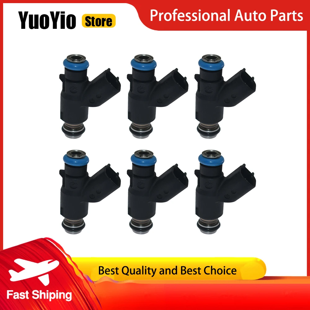 YuoYio 6Pcs New Fuel Injection Nozzle 35310-3C000 For Hyundai Santa FE Sonata XG350 For Kia Amanti Optima Sedona Sorento