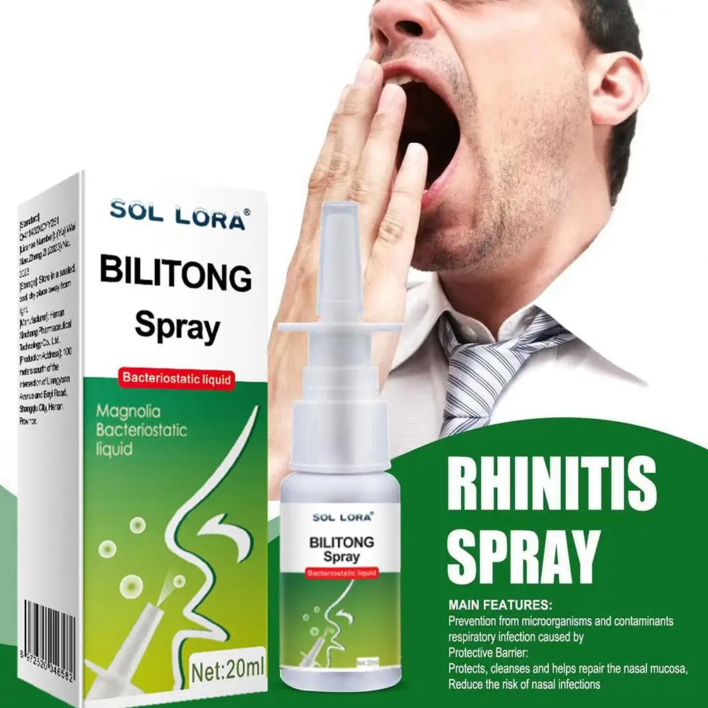 20ml Nasal Spray Treatment Chronic Sinusitis Nasal Discomfort Nasal Drop Nose Itch Cool Herb Ointment Spray Health Care