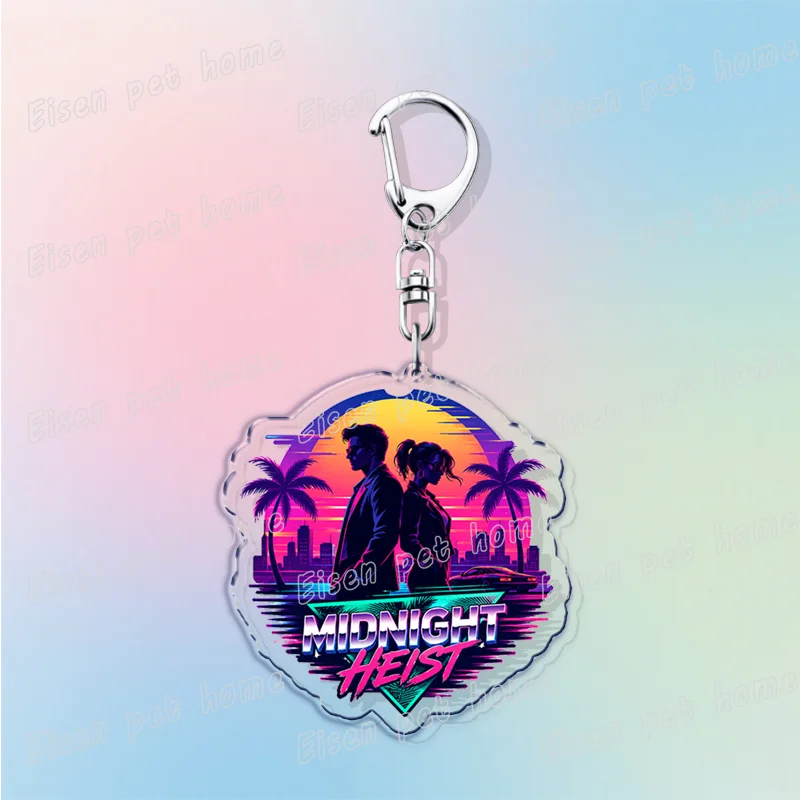 Klassische Vice City Schlüsselanhänger für Accessoires Taschenanhänger San Andreas PC-Spiele Liebhaber Schlüsselring Schmuck Fans Geschenke