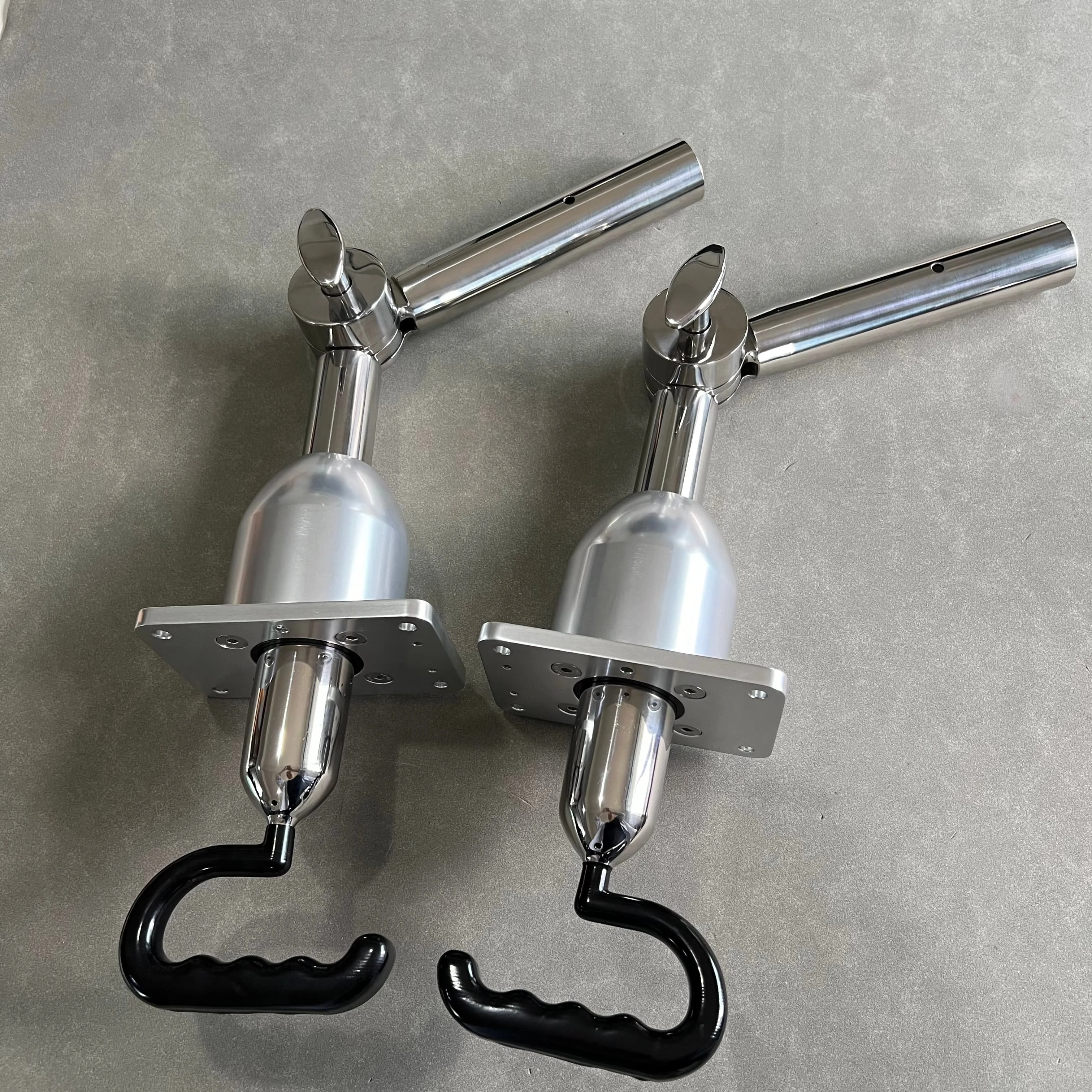 Seehoo Stainless Steel 38mm Outrigger Adjustable Mount Bases Marine Hardware Boat Accessories Fishing Rod Holder
