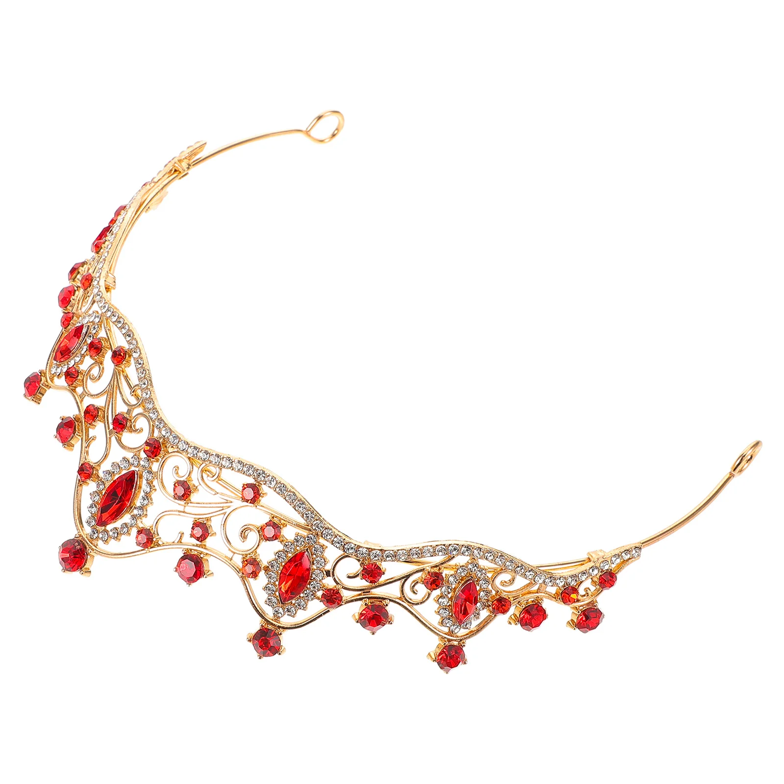 

Bridal Sparkling Wedding Crown Alloy Tiara Lightweight Rhinestone Headband For Women Birthday Party Prom Bridal Shower