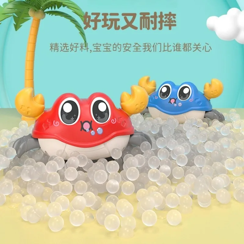 Cangrejo para gatear, juguetes de cuerda, lindo cangrejo para gatear, tiempo de barriga, juguetes sensoriales para bebés, desarrollo de aprendizaje infantil, juguetes para caminar para 0-12M