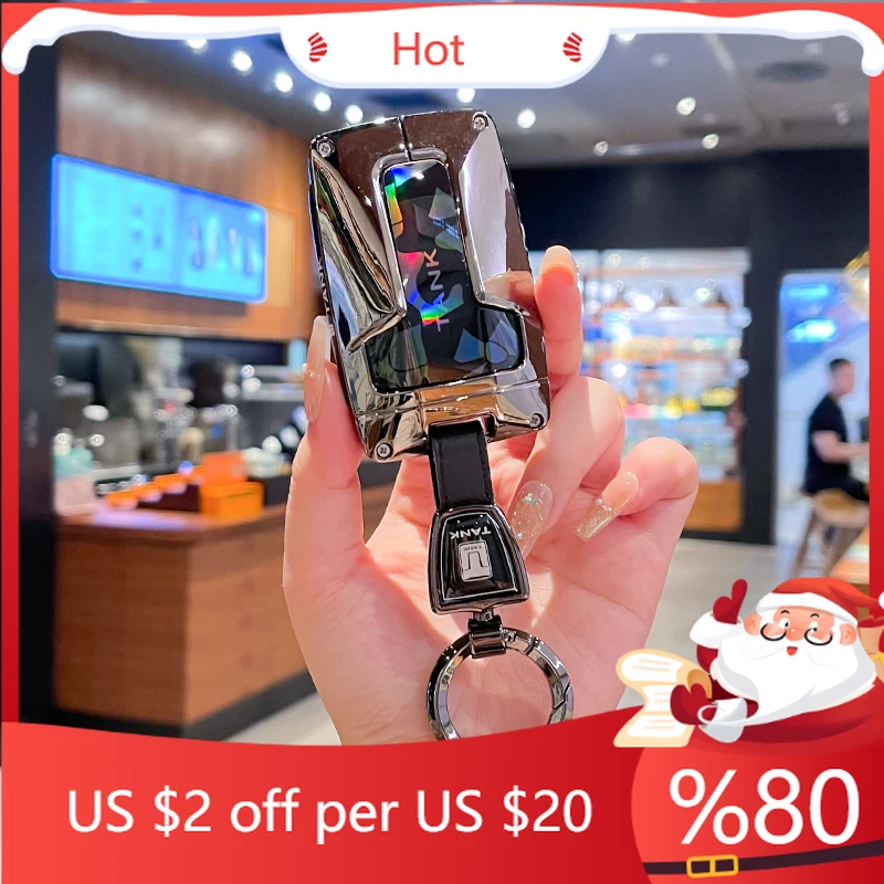 

Hot Car Zinc Alloy TPU Colorful Key Case Cover Holder Chain For Great Wall GWM WEY TANK 300 500 Tank300 Protec Interior Stickers