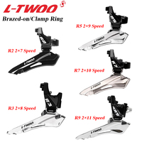 LTWOO R2/R3/R5/R7/R9 Front Derailleur 2x7S/8S/9S/10S/11s Brazed on Front Derailleur Compatible with Shimano Road Bike Parts