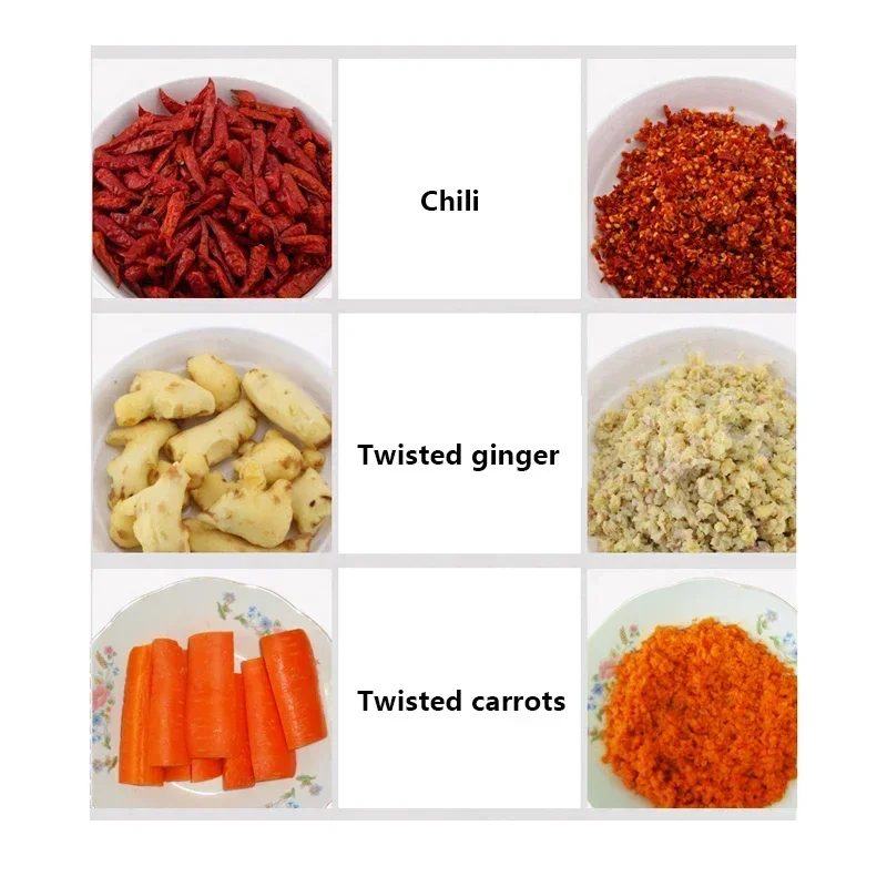 مفرمة اللحم الكهربائية الجديدة السجق ستوفير الفولاذ المقاوم للصدأ التقطيع القطاعة اللحوم المطبخ قطاعة اللحوم 2200 واط